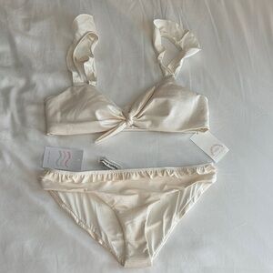 Dippin' Daisy's Ivory Textured Swimwear